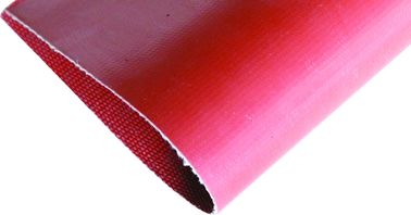 Kırmızı Silikon Kompozit Fiberglas Kumaş, Tek Taraf / Çift Silikon Kaplamalı Kumaş