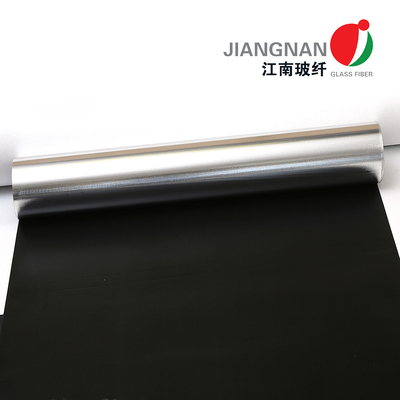 Isı Yalıtım Kumaşı Yanmaz Silikon Kaplı Fiberglas Kumaş Siyah Fiberglas Kumaş