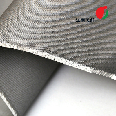 0.7mm Kalınlık Fiberglas Kaynak Bezi Pu Kaplamalı Paslanmaz Çelikli Yangın Durdurucu Kumaş