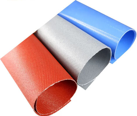 1MM Ağır Kaplamalı Silikon Kauçuk Emprenyeli Fiberglas Termal Kumaş Bezi