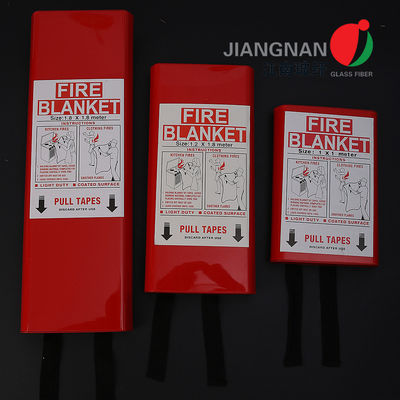 430gsm 1m * 1m Kutulu Söndürme Acil fiberglas kumaş AS / NZS3504 ile Yangın Battaniyesi Onaylandı