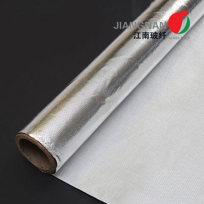 Yanmaz Alüminyum Folyo Lamine Fiberglas Kumaş Isı Yalıtımı