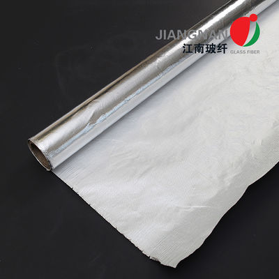 Yalıtımlı Alüminyum Kaplı Kumaş Lamine Rulo Yanmaz Fiberglas Kumaş
