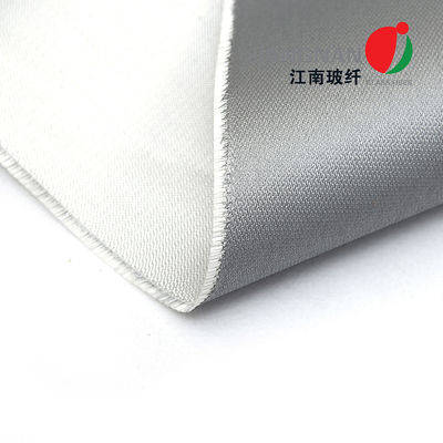 Renkli 590gsm 0.5mm Kalınlık Isı Yalıtımı Silikon Kaplı Yanmaz Fiberglas Kumaş