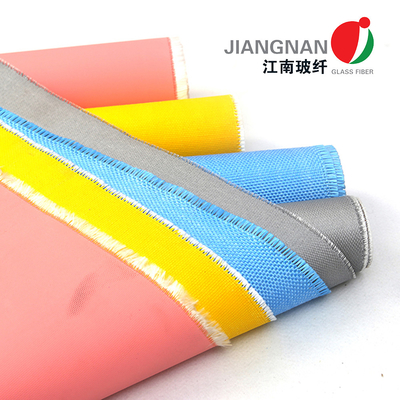 Isı Korumalı Yanmaz Kapaklar İçin Silikon Emprenyeli Fiberglas Kumaş