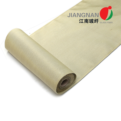 0.6mm Kalınlığı Yüksek Sıcaklık Fiberglas Bezi Vermikülit Pelhamite Kaplamalı